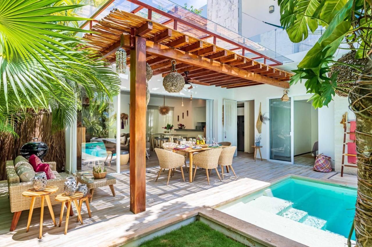 Chic & Mexican Villa, A True Oasis Pool, Security Тулум Екстериор снимка